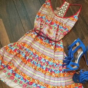 Festive Floral Dress